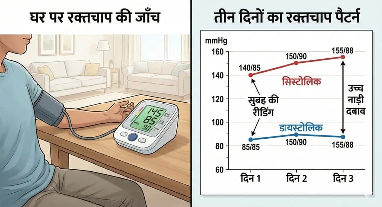 person doing step-ups exercise checking heart rate immediately after then checking again after 1 min