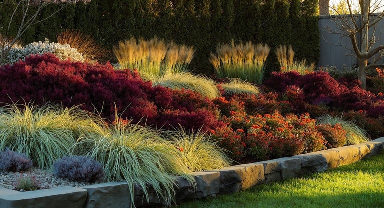 Designed FLower bed