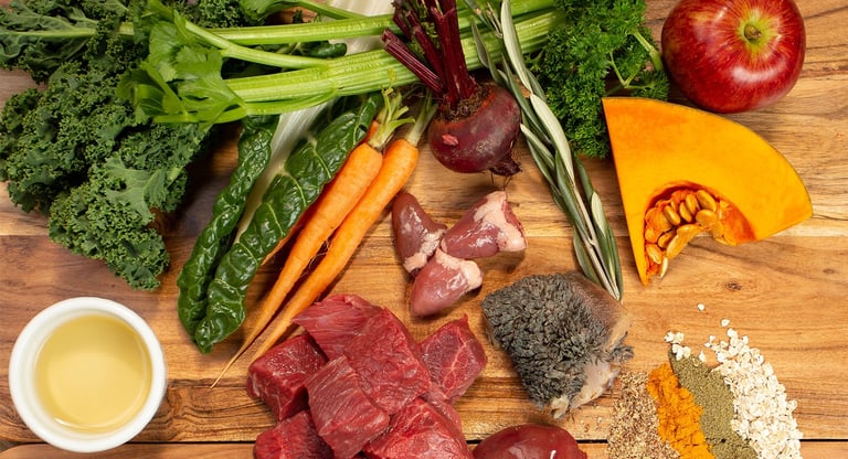 Raw dog food