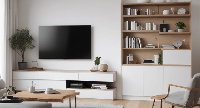 Obývací pokoj panelový dům