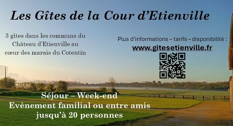 Les Gîtes de la Cour d'Etienville dans les Marais du Cotentin - Manche