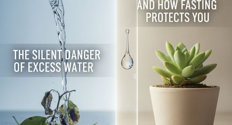 💧 The Silent Danger of Excess Water — And How Fasting Protects You