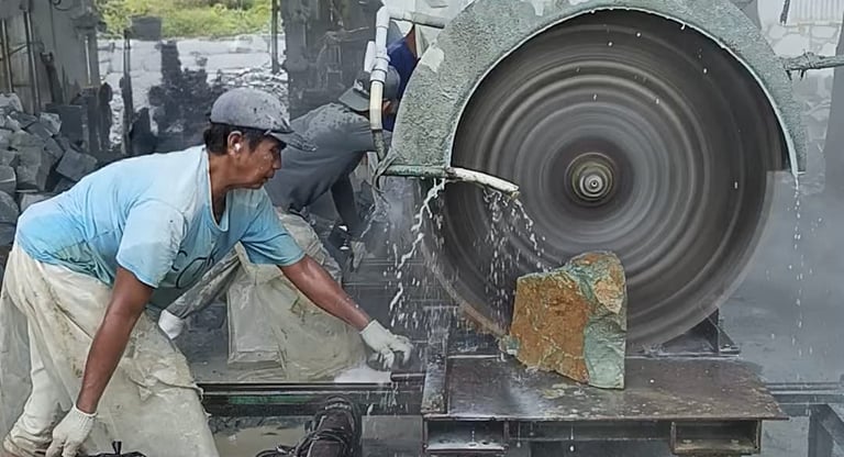 Sukabumi stone factory