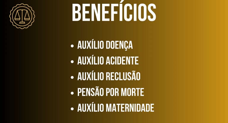 AUXÍLIO ACIDENTE, AUXÍLIO DOENÇA, AUXIÍLIO RECLUSÃO, PENSÃO POR MORTE,AUXÍLIO MATERNIDADE, EM FOZ DO IGUAÇU