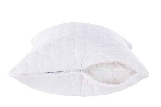 MIANS SOLUTIONS waterproof pillow protector: anti-microbial noiseless fabric for hygienic bedding