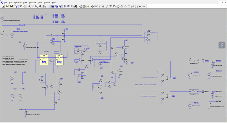 TB303 VCO Full schematic in LTSPICE