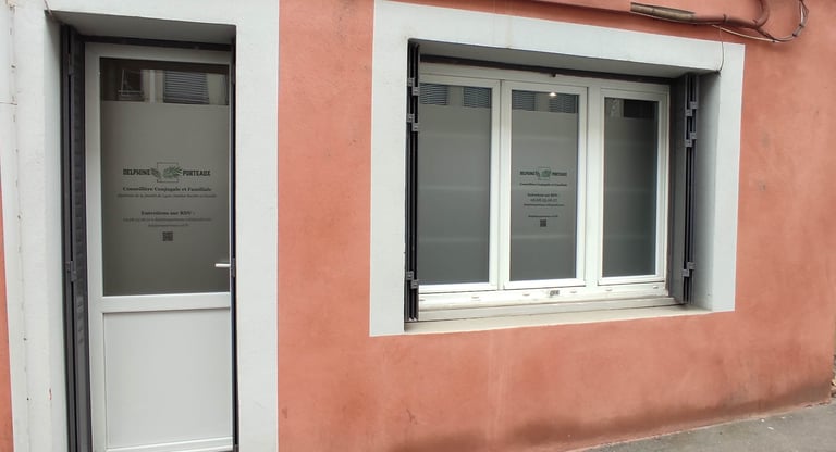 Photo du cabinet de thérapie familiale de Delphine Porteaux, à Mâcon.