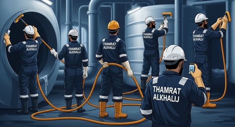 تنظيف الخزانات في الباحة – مياه نظيفة وصحية للعائلة 