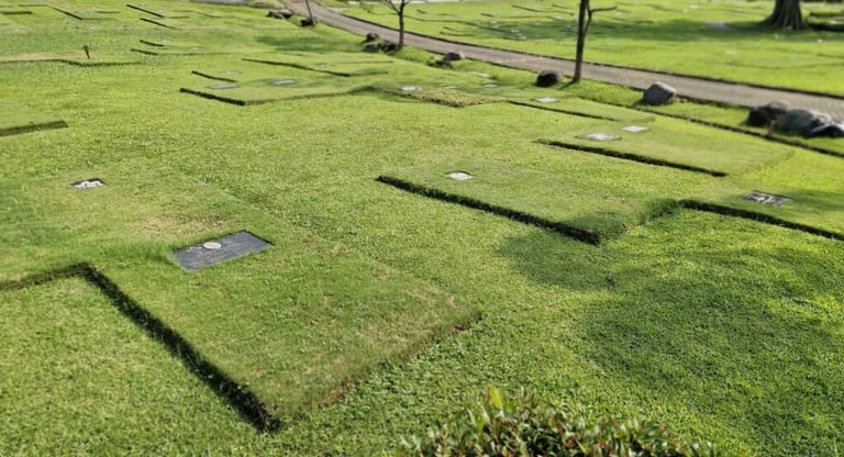 San diego hills memorial park karawang dengan tipe single burial penuh penghormatan
