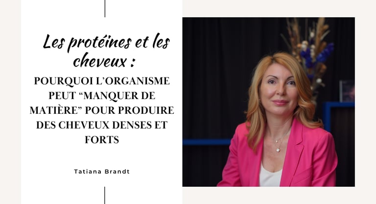 Les protéines et les cheveux 