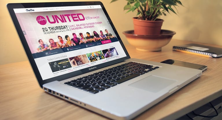 event booking website