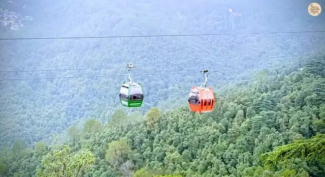 Mcleodganj Dharamshala Skyway ropeway cable car.