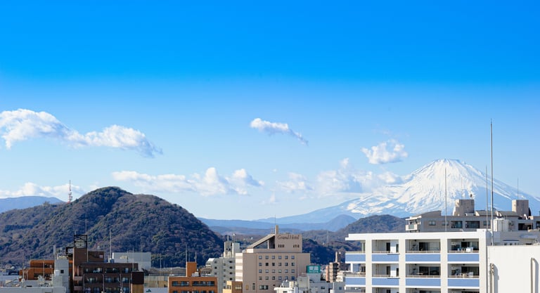 湘南平塚の風景