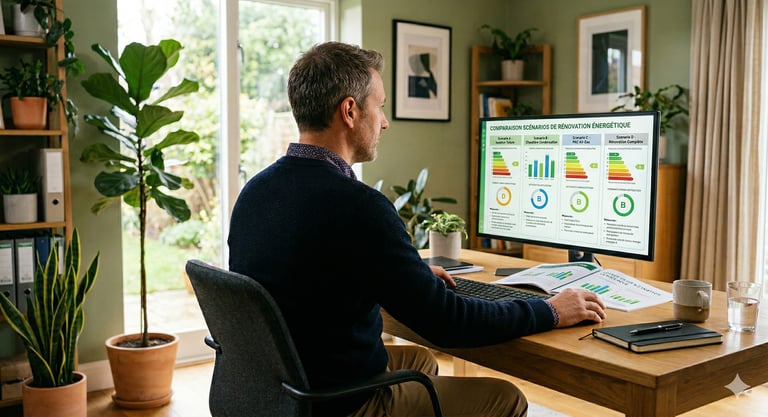 Analyse multicritères de scénarios de rénovation énergétique — Pack Vision Stratégique