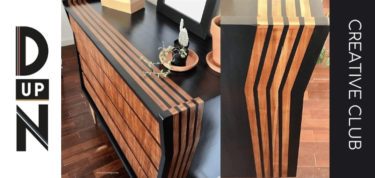 AFTER: Modern Upcycled Retro Chest of Drawers