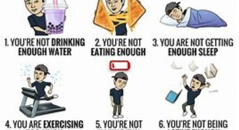  Feeling tired, having trouble sleeping, not feeling hungry, not being interested in sex, depression