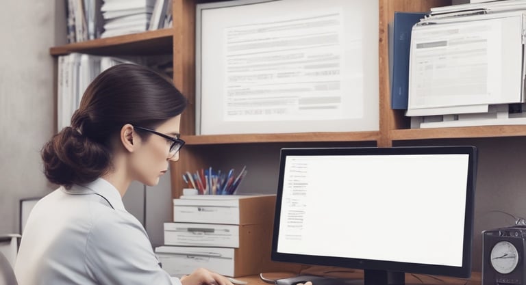A friendly technician performing maintenance on computer hardware.
