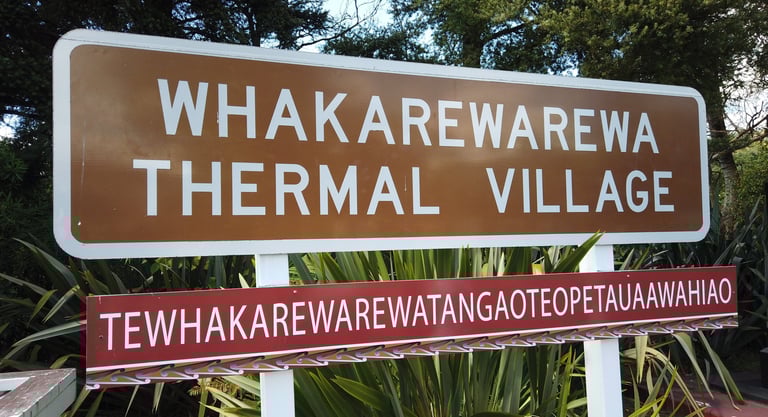Can you pronounce the Maori word at the bottom?