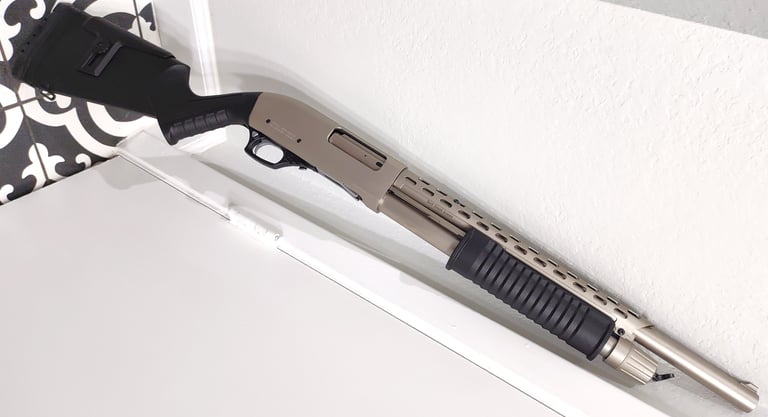 pump shotgun