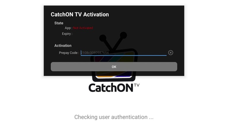 cathon tv apk prepaid code activation