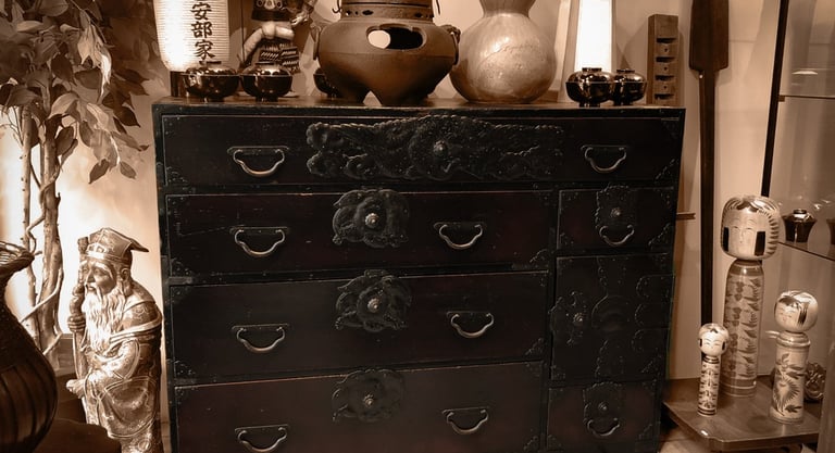 Antique certificate detailing age, origin, and materials