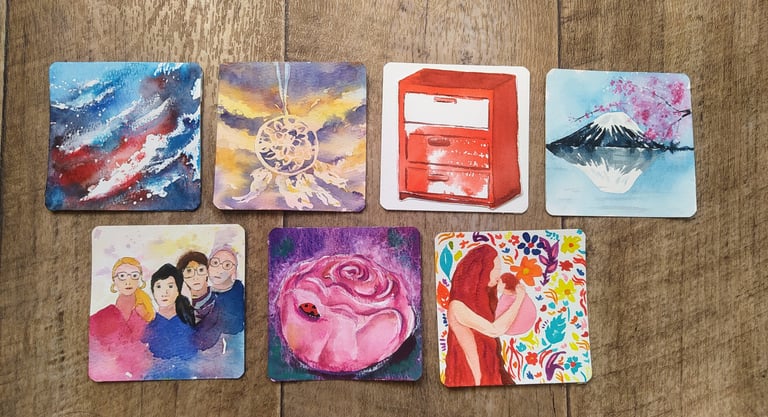 aquarelle originale petit format, petit prix