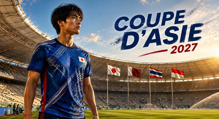 Le Japon défiera le Qatar, la Thaïlande et l'Indonésie lors de la Coupe d'Asie 2027.