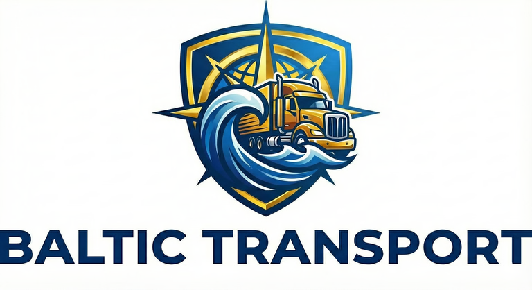 a truck with a large truck logo on it