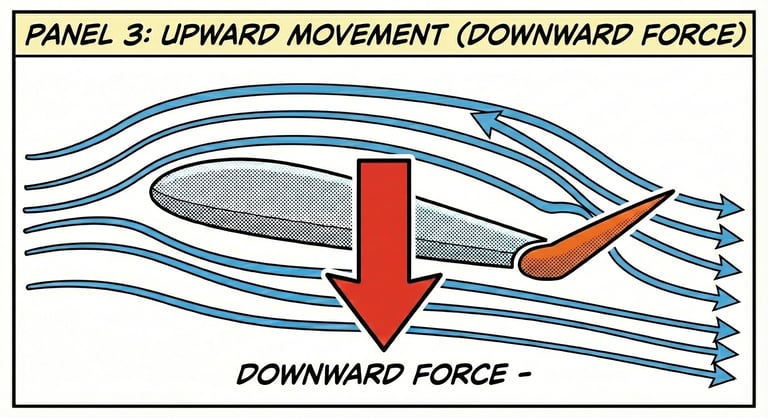 a cartoonish picture of a pair of scissors and a knife