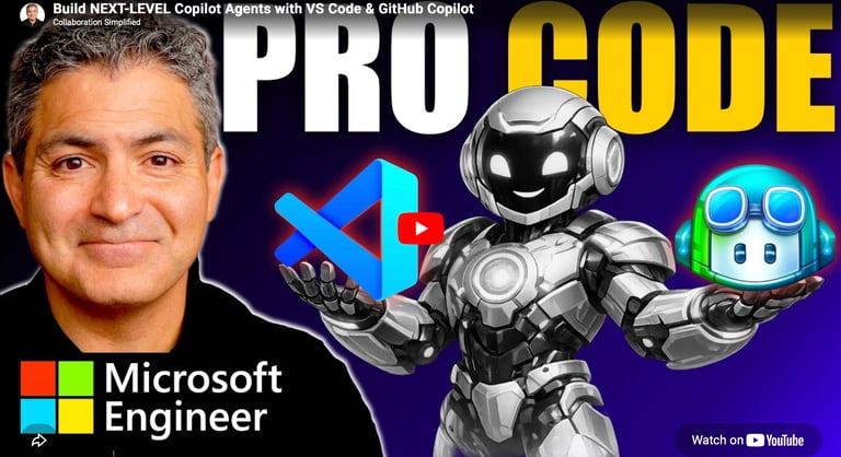 Collaboration Simplified VS Code GitHub Copilot YouTube video