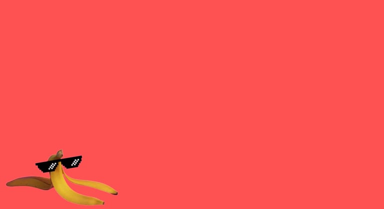 a banana peeler sitting on a pink background