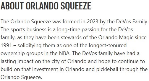 MLP | Orlando Squeeze | About