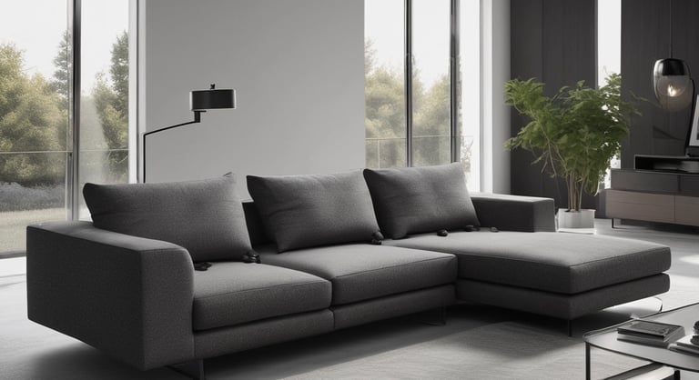Bright living room with modern inventory