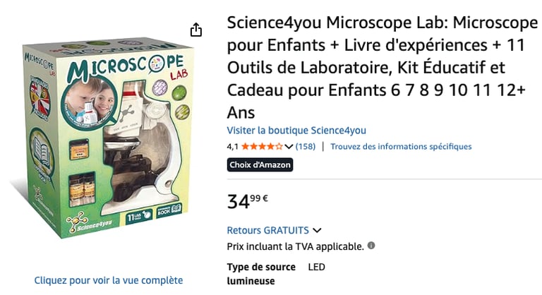 microscope enfant