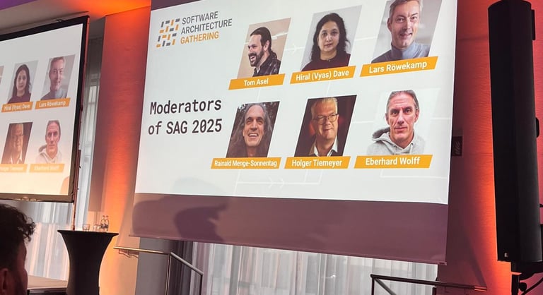 Moderator @ iSAQB Software Architecture Gathering-International Conference, Berlin, Germany