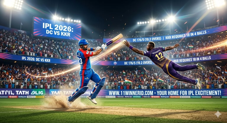11Winner DC VS KKR