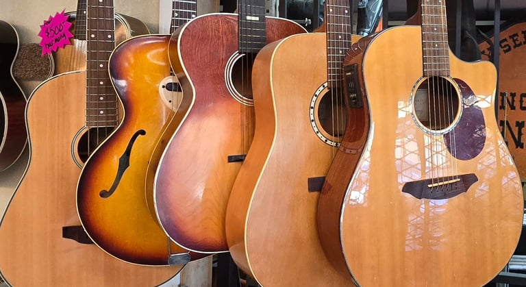 acoustic guitars