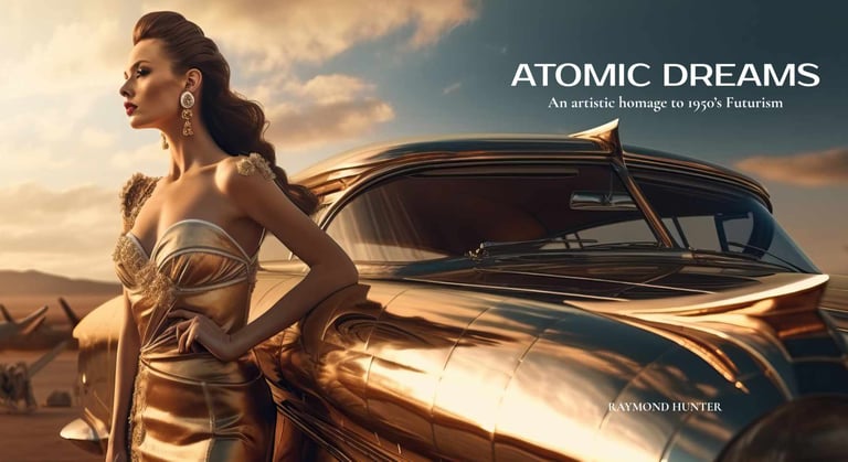 Atomic Dreams Book An artistic homage to the Retro Futuristic 1950s