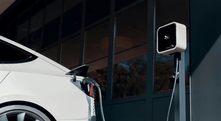 Infrastructure de recharge pour véhicules électriques en milieu commercial à Montréal,