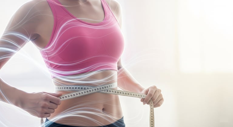 a woman in a pink top and jeans jeans