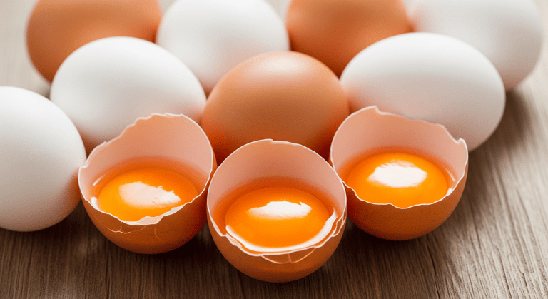 eggshells and eggshells in a group of eggs