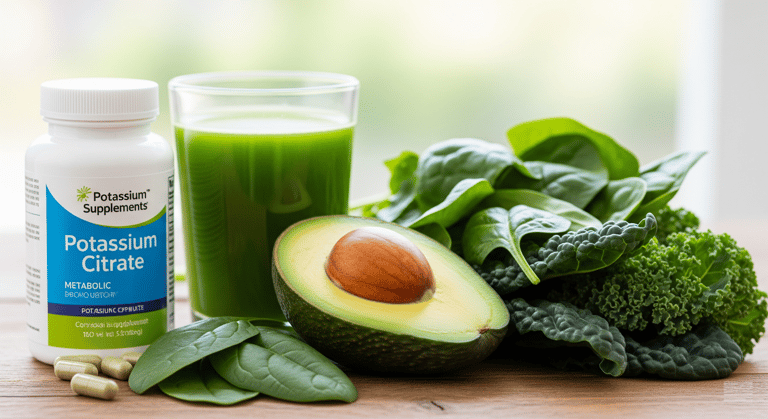 a glass of green juice and a bottle of juice
