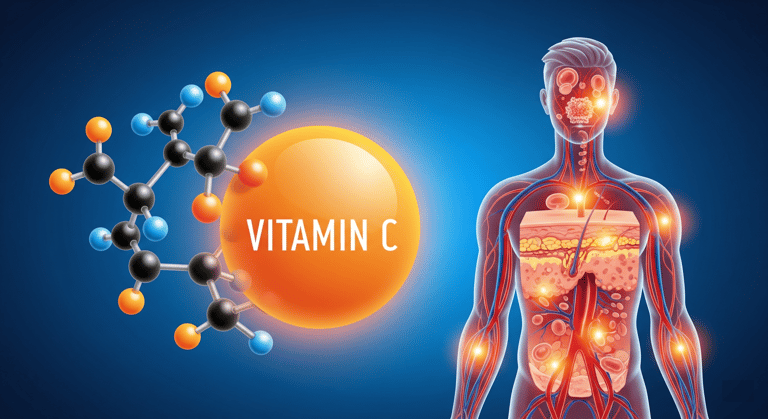 a man with a vitamin c vitamin c vitamin c vitamin c vitamin c vitamin c