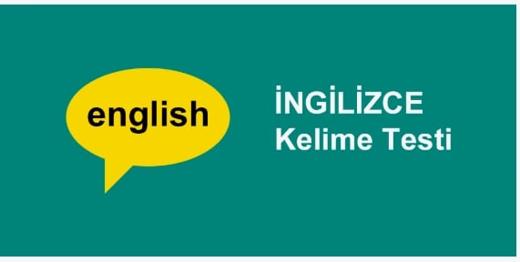 ingilizce kelime testi