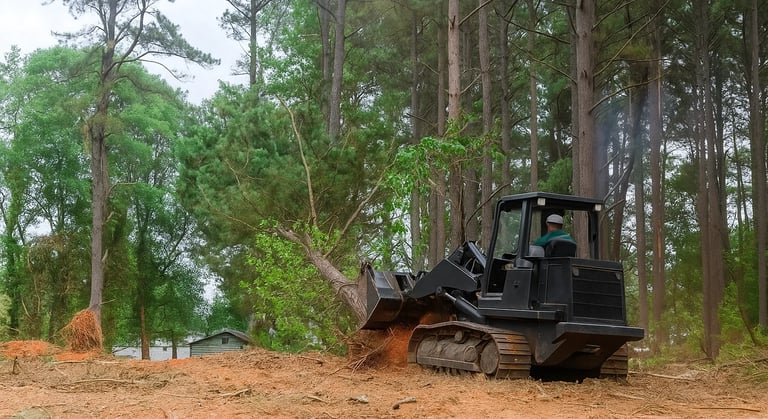brownsburg land clearing