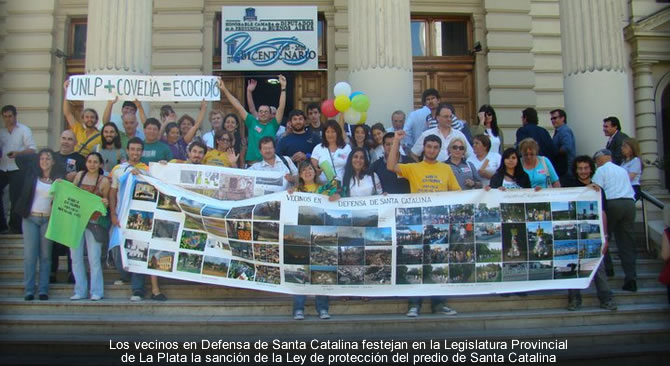 Vecinos en defensa de Santa Catalina