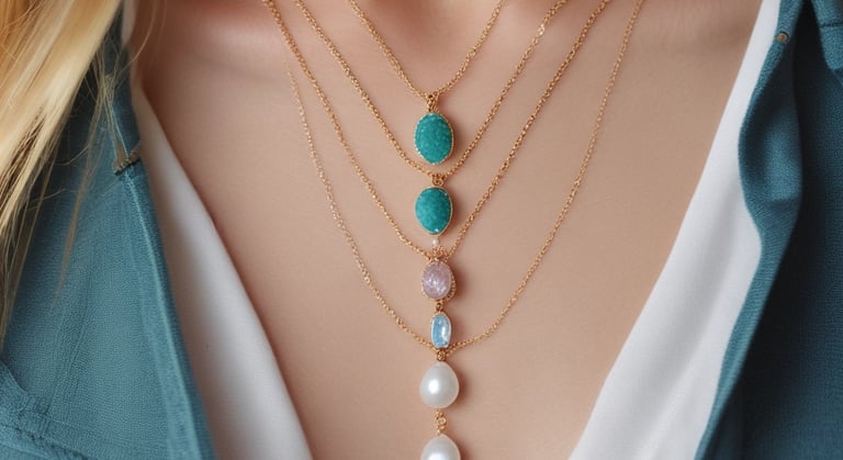 Colliers de différentes longueurs