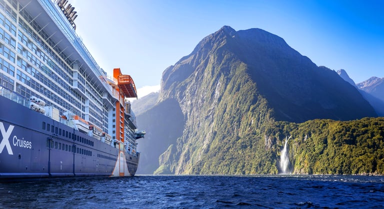 Celebrity X cruise ship offering luxury voyages with innovative design and amenities.