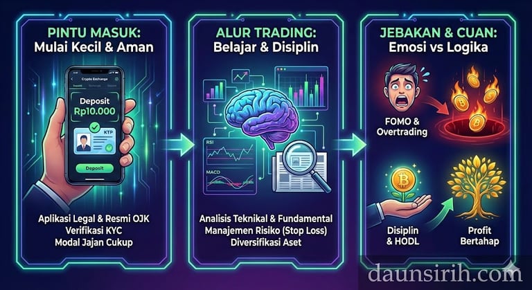 Cara Trading Crypto untuk Pemula: Panduan Belajar dari Nol