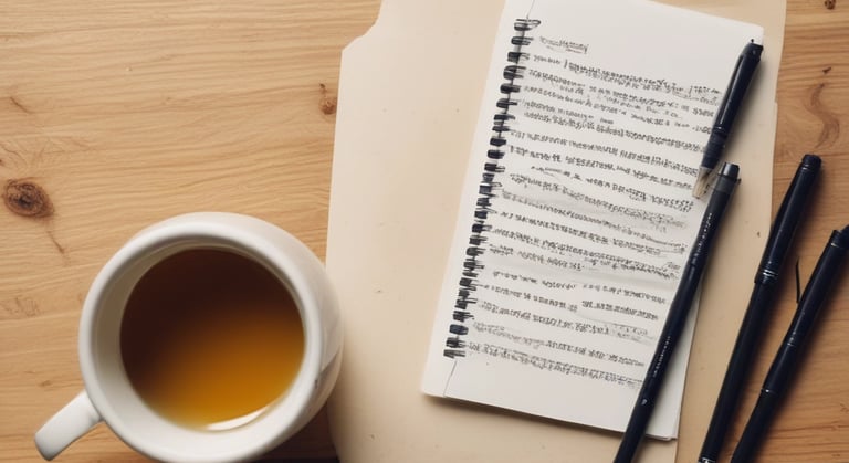 A serene workspace with a laptop, plants, and natural light reflecting creativity and calm.